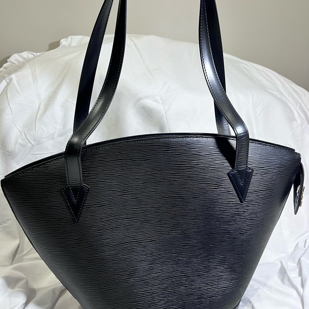 Louis Vuitton Epi Saint Jacques Black Shoulder Bag